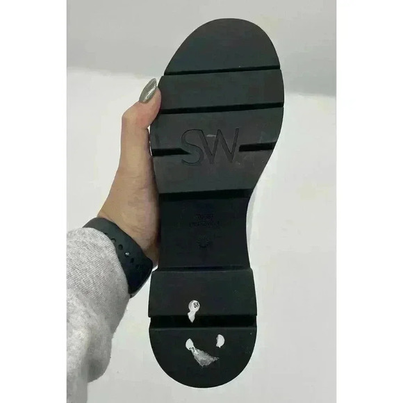 STUART WEITZMAN Women‎ Norah Patent Leather Lug Sole Boots size 6.5 - Picture 5 of 6